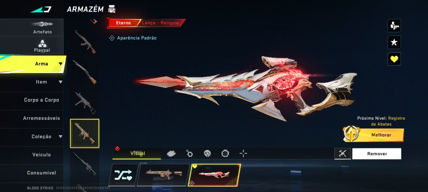 (PRA SAIR RÁPIDO!) CONTA DE BLOOD STRIKE COM 4 ETERNAS RARAS!