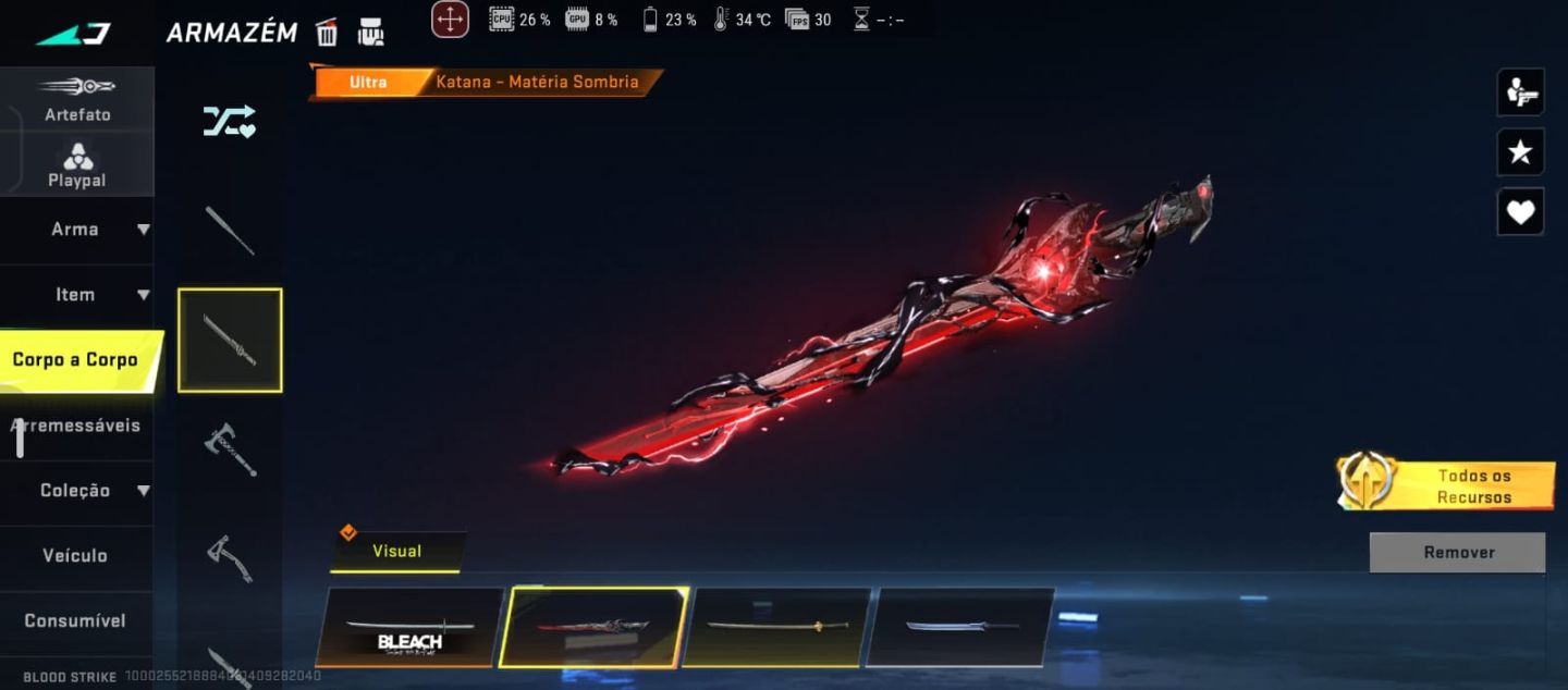 CONTA BLOOD STRIKE MUITO RARA COM SKINS ESCLUSIVA XTREME AK47 E BARRETAO LVL MAX