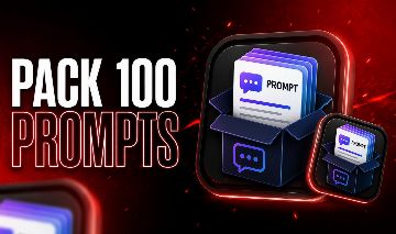PACK EXCLUSIVO COM MAIS DE 100 PROMPTS PARA IA (BEM ELABORADO)