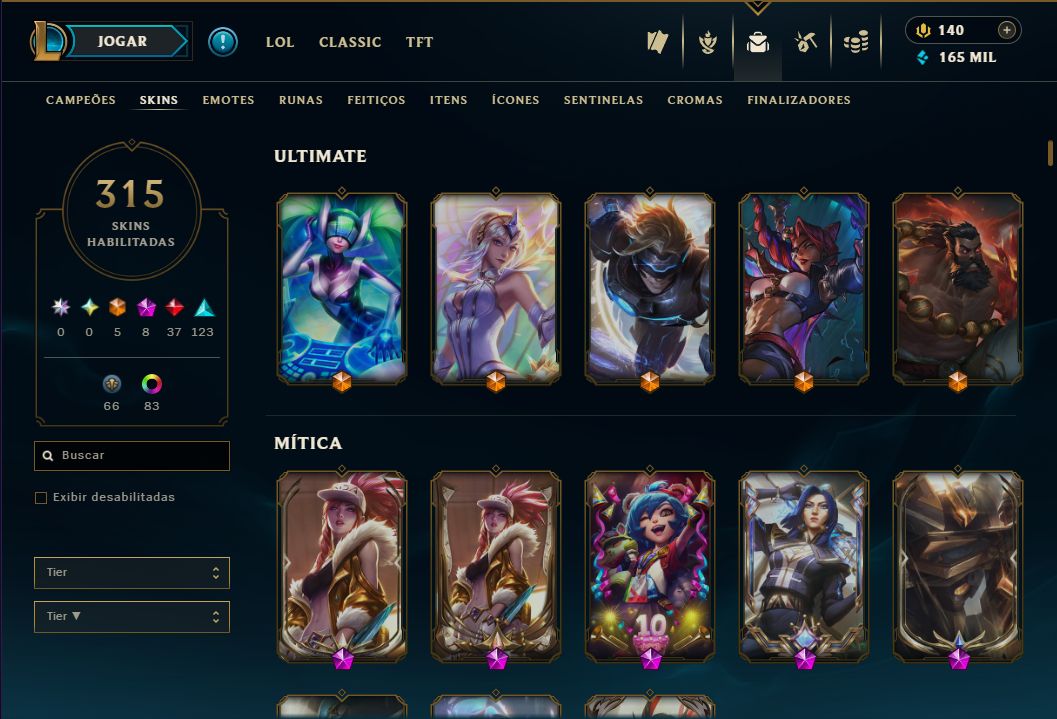 CONTA LEAGUE OF LEGENDS + VALORANT