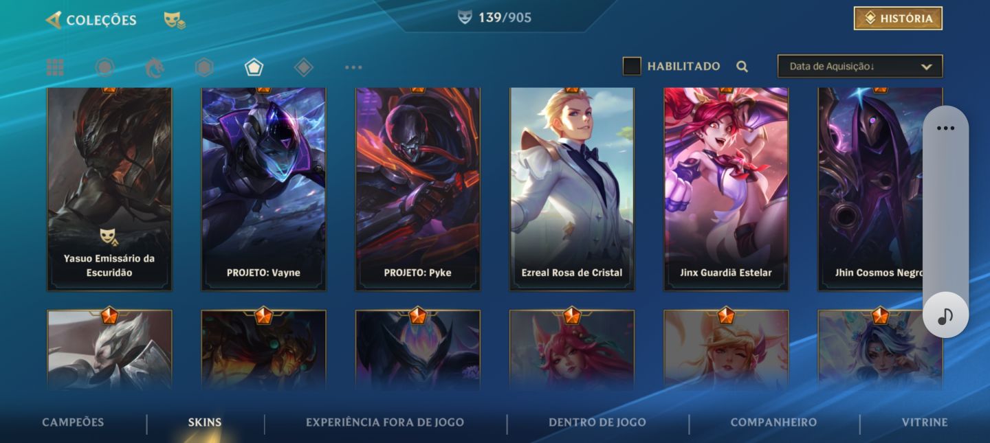 Conta de wild rift