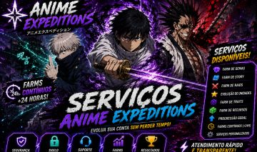 [50% OFF] SERVIÇOS E CONTAS ANIME EXPEDITION
