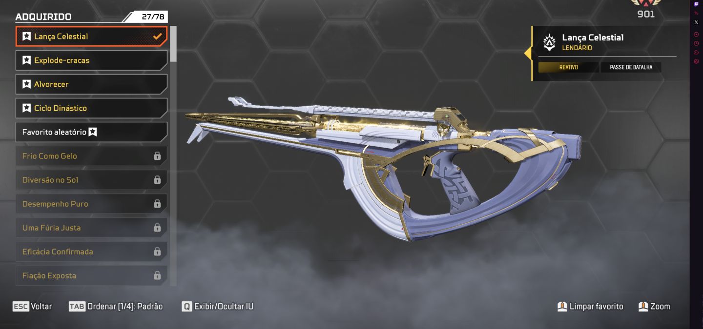 Conta Apex Legends (Herança Karambit e Bote da Serpente)