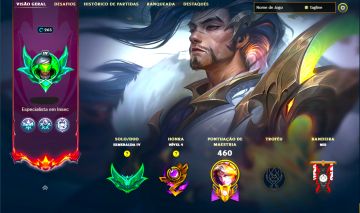 SKIN LENDÁRIA YASUO DRAGÃO + [ QUASE 150 SKINS HABILITADAS ] + [ TROCA NICK ]