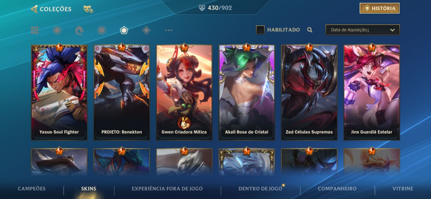 CONTA DE WILD RIFT PARA QUEM GOSTA DE JOGAR DE ASSASSINO E LUTADOR