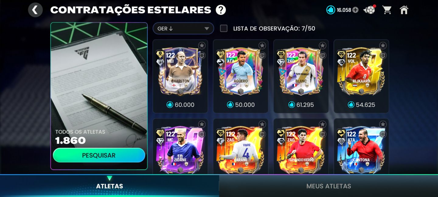 CONTA EA SPORTS FC MOBILE | GER 124 | VALOR DE 52,1 BI | CAMPEÃO DE FC