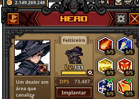 TBH TASK BAR HERO | 4 HERÓIS 101 | CUBO LVL 100 | FULL MAP