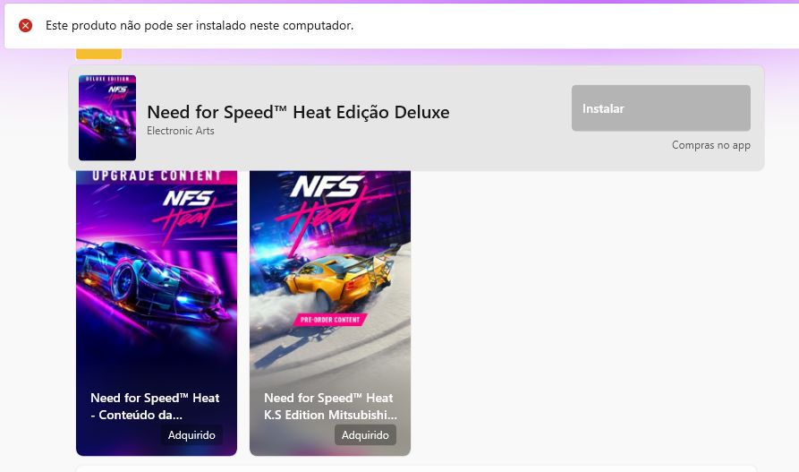 Conta Need For Speed Heat Deluxe Edition XBOX CONSOLE