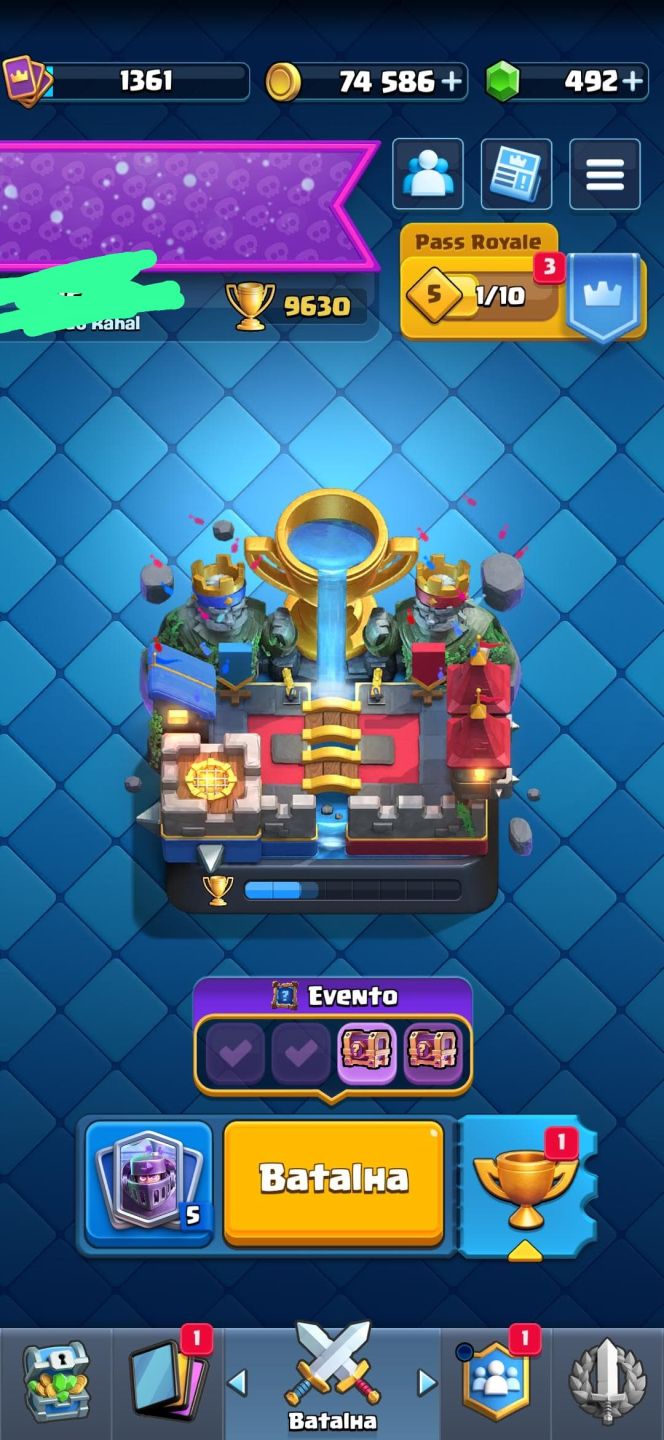 CONTA CLASH ROYALE 9630 TROFÉUS | NÍVEL 14 | CARTAS MÁXIMAS