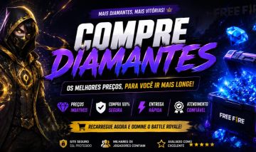 DIAMANTES BARATOS FREE FIRE (JA VEM COM BÔNUS)