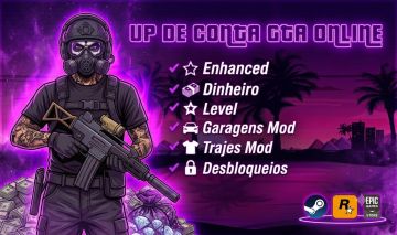 UP DE CONTA GTA ONLINE | DINHEIRO | LEVEL | CARROS | TRAJES | DESBLOQUEIOS