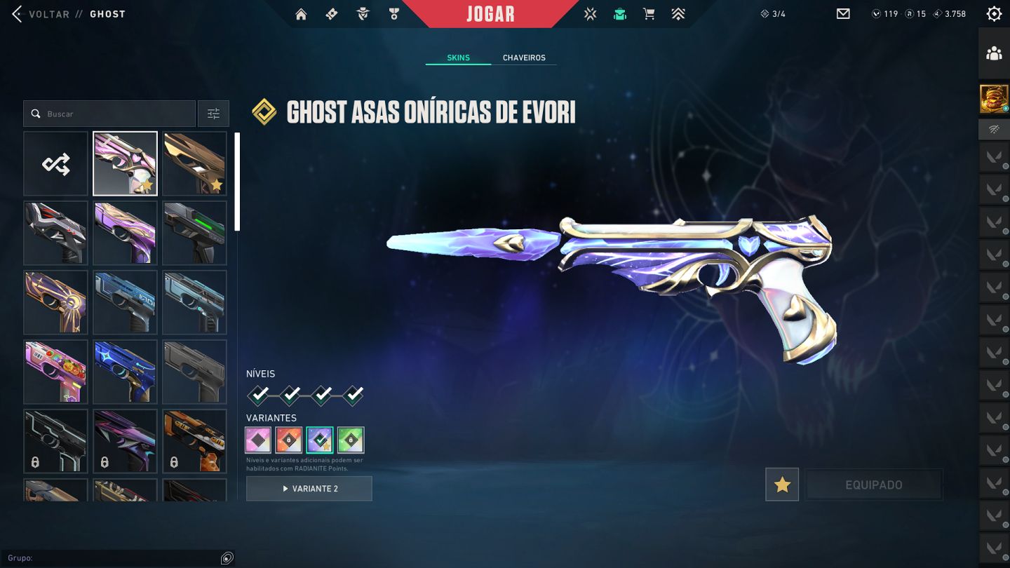 CONTA VALORANT ASC 1 VANDAL CHAMPIONS 23 E MUITO MAIS