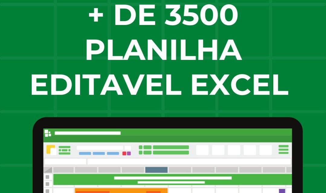 SUPER PACK DE EXCEL +3500 PLANILHAS PRONTAS