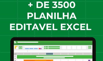 SUPER PACK DE EXCEL +3500 PLANILHAS PRONTAS