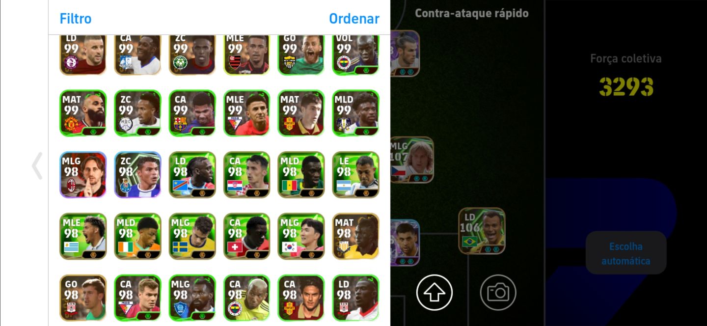 CONTA TOP 3293++ HAZARD/ R10/ NEYMAR/ BALE E+++