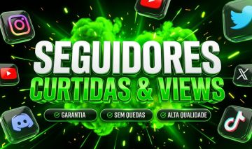 Seguidores, Curtidas e Views para Todas as Plataformas