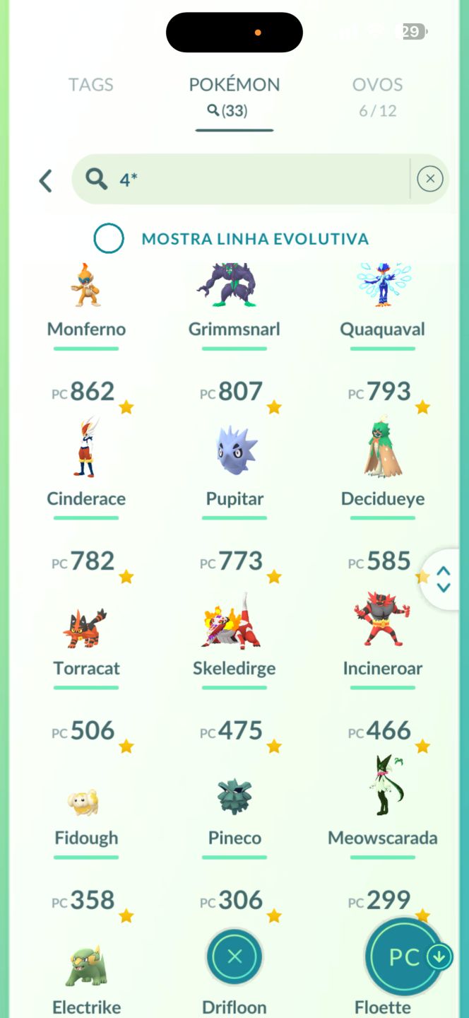 Conta Level 70 de 2016 Pokemon Go 38 Lendário e 38 shinys