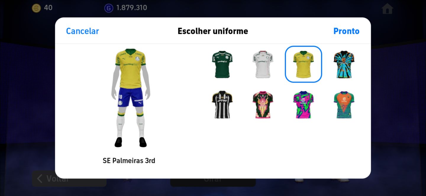 CONTA eFOOTBALL 3263 DE FORÇA COLETIVA