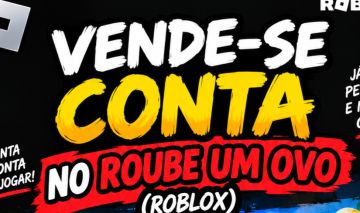 CONTA ROBLOX E ROUBE UM OVO