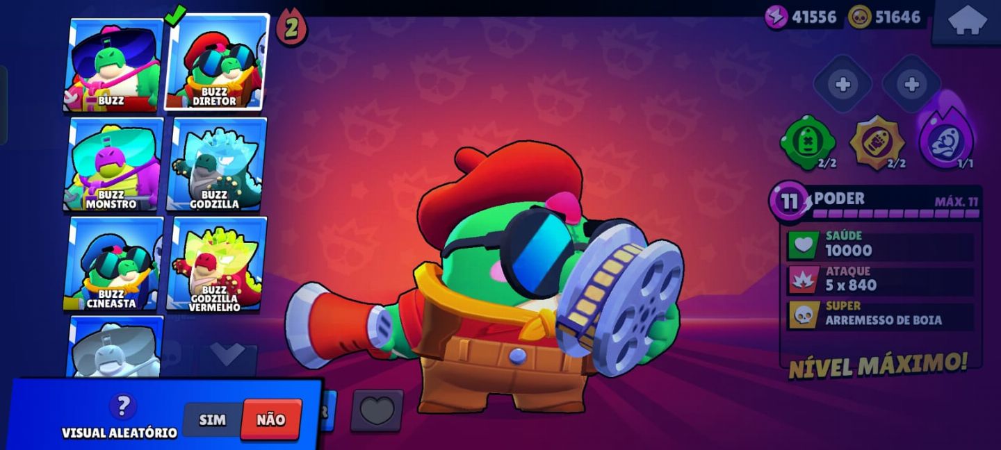 Conta Brawl Stars 61K, +590 gemas, +45k de ouro, Skins Raras, 107 Brawlers