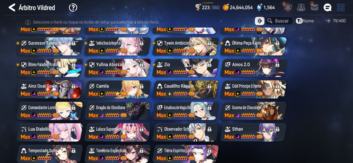 Conta Epic 7 Late Game (spd alta)