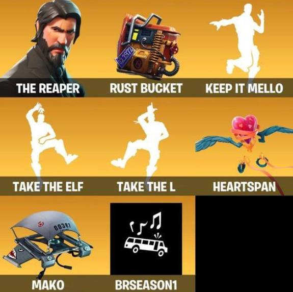 CONTAS DE FORTNITE COM PASSES OG DO CAPÍTULO 1 (MENORES PREÇOS)