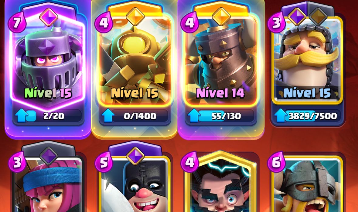 Conta de Clash royale rara e upada