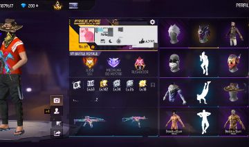 CONTA FREE FIRE COM STEMPUNK