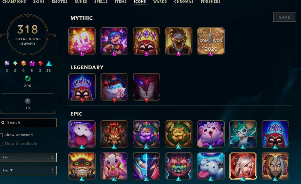 367 SKINS, 334 CHROMAS - CONTA DE LEAGUE OF LEGENDS