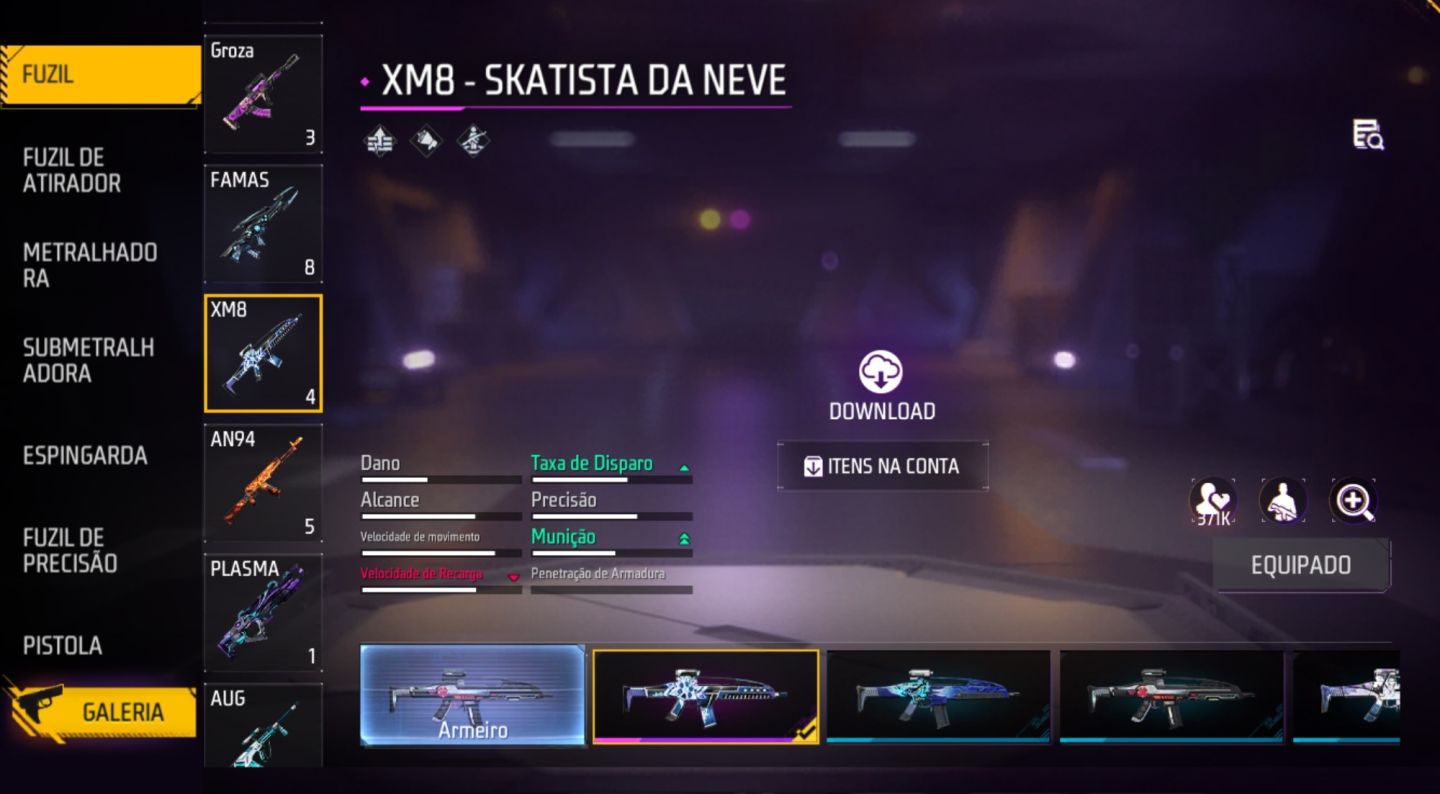 Conta de free fire antiga com passe do thuzin e passe do pirata