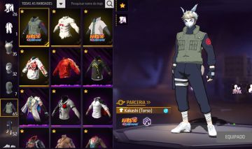 DESAPEGO URGENTE CONTA FF NARUTO + KAKASHI + MINATO PREÇO MÍNIMO