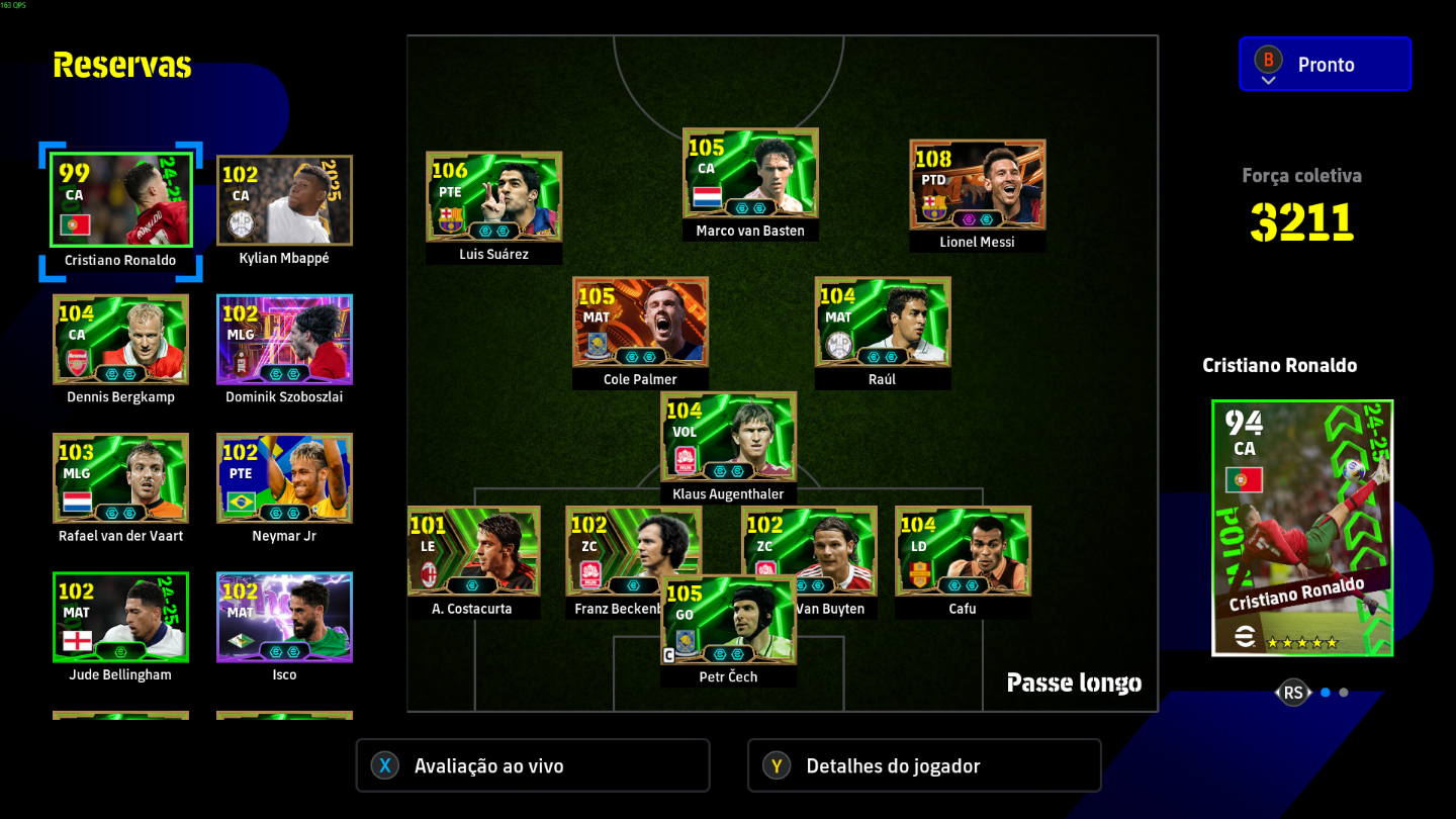 CONTA EFOOTBAL PC STEAM, COM 3 BLITZ CURLER NO TIME