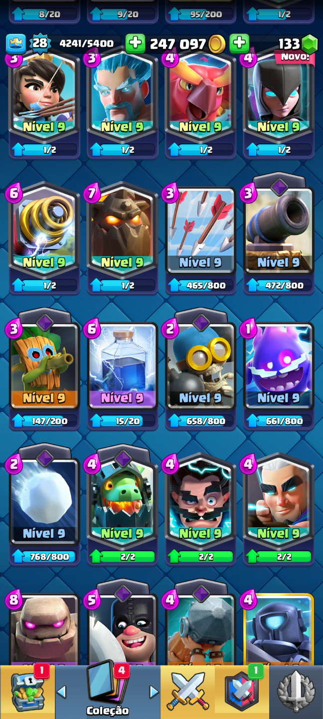 CONTA CLASH ROYALE! -BRUXA EVO + EMOTES!