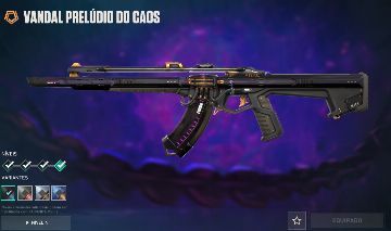 CONTA VALORANT (MUITAS VANDAL E SKINS...)