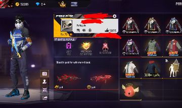 CONTA DE FREE FIRE NIVEL 70 COM BANDEIRÃO, FULL COBRA, BARBINHA E MUITO MAIS!