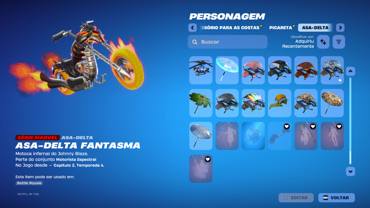 Conta de fortnite desde o cap 1 temp 6, com skins exclusivas da Playstation
