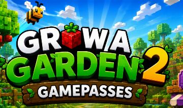 GROW A GARDEN 2 ROBLOX - CRESÇA UM JARDIM 2 - GAMEPASSES sementes e etc