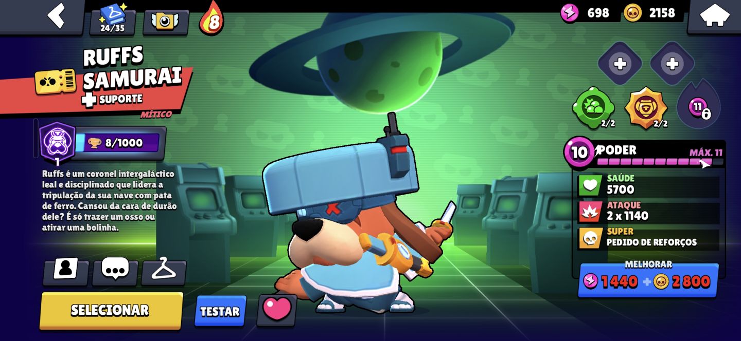 CONTA DE BRAWL STARS EXTREMAMENTE RARA