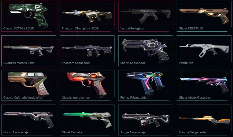 CONTA VALORANT ASCENDENTE 3 | LVL 342 | 55 SKINS + 4 FACAS | 26.605 VP GASTOS