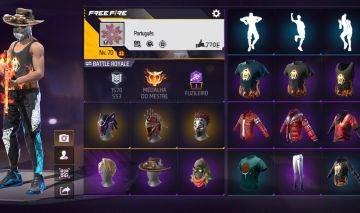 CONTA FREE FIRE ANTIGA