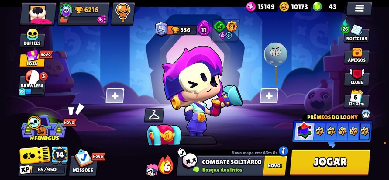 CONTA DE BRAWL STARS DE 2022 PROMISSORA