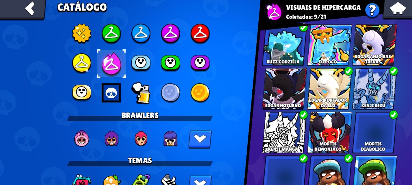 (PRA HOJE!!) Conta de BRAWL STARS de 2019 com 75k de troféus e todos os brawlers