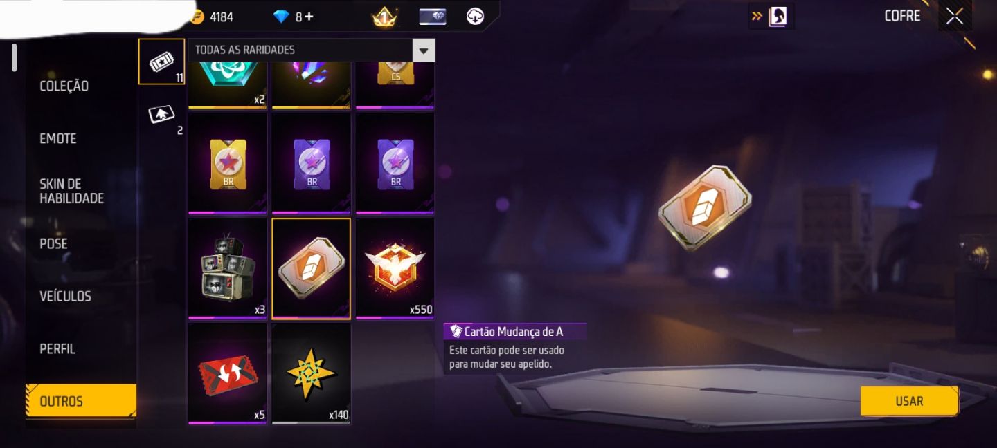 CONTA NIVEL 12 + SKIN SOMBRA DA NOITE + DISPARO FINAL DO DINO + GELO (SEU EMAIL)