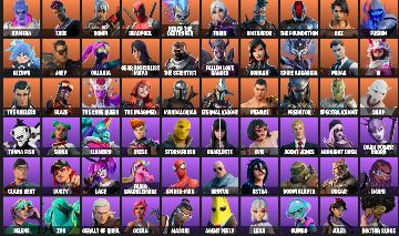 CONTA FORTNITE FA LEVIATHAN AXE 138 SKINS | MISTICA | TONY STARK | LARA CROFT