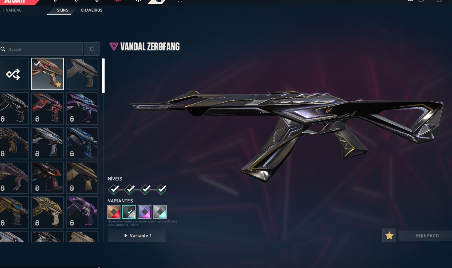 Conta Valorant Level 70 | Vandal Zero Fang