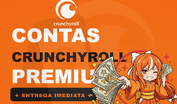 1 MÊS CRUNCHYROLL PREMIUM!!!! CORRE MELHOR PREÇOOOO!!