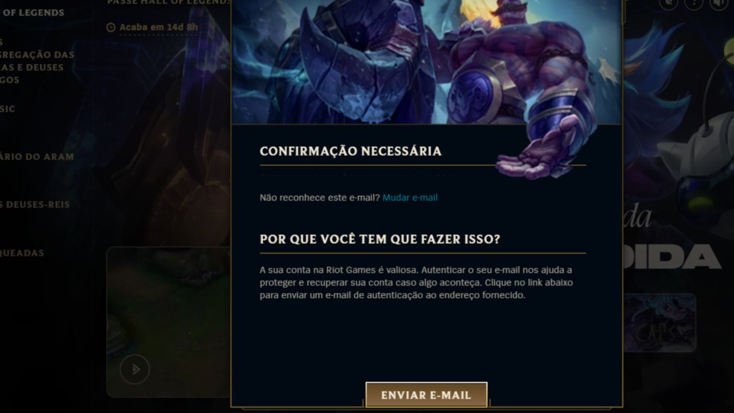 Conta lol de 2014 nivel 30 / baús / Sem email confirmado / league of legends