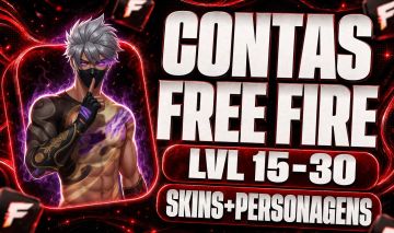 FREE FIRE CONTA + SKINS + DIAMANTES