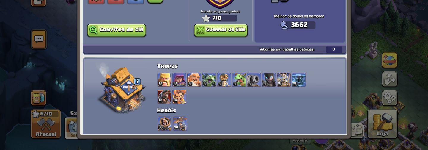 [Cv17] Conta Clash of Clans + Imagens