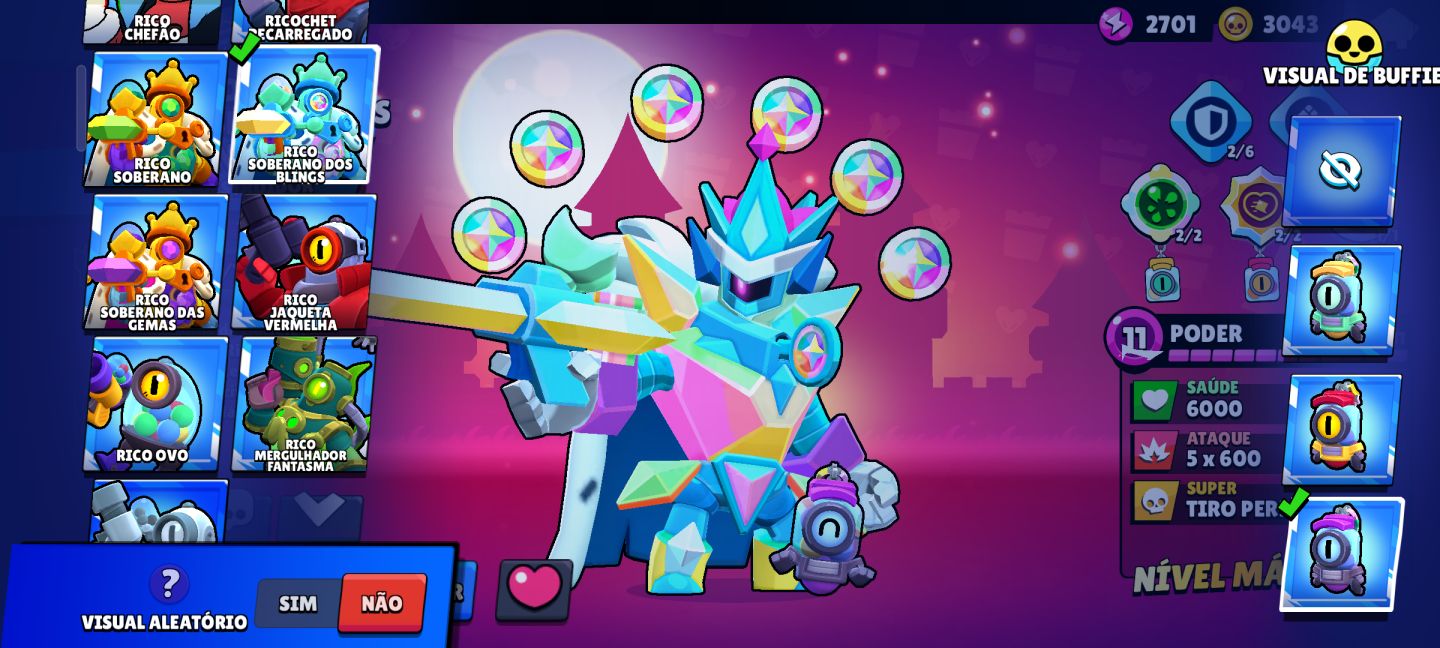 Conta de Brawl Stars Gemada com 87 mil troféus | 100% Acesso